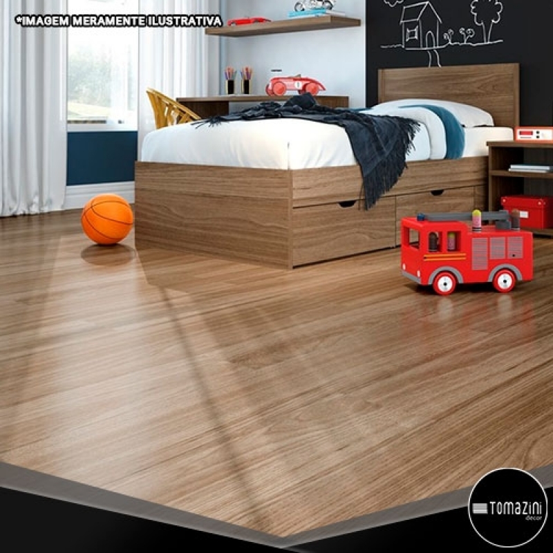 Piso Laminado para Quarto Jardins - Piso Laminado Amadeirado